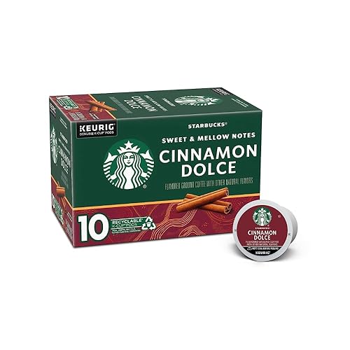 Miniatura 8 de Starbucks Cápsulas K-Cup de café saborizado, canela Dolce, 10 unidades (paquete - 1)