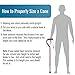DMI Walking Cane and Walking Stick for Adult Men and Women, FSA Eligible, Lightweight and Adjustable from 33-37 Inches, Supports up to 250 Pounds with Ergonomic Hand Grip and Wrist Strap, Bronze