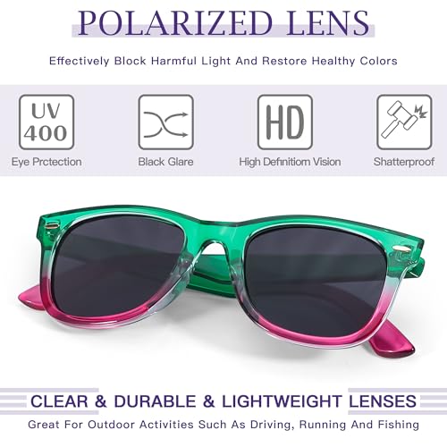 Image of SIPHEW Polarized Sunglasses for Women & Men - UV400 Mirrored Eyewear | Designer Unisex Fashion Sun Glasses w /Medium Fit,Suitable for Any Face Shape,Beach,Everyday Wear