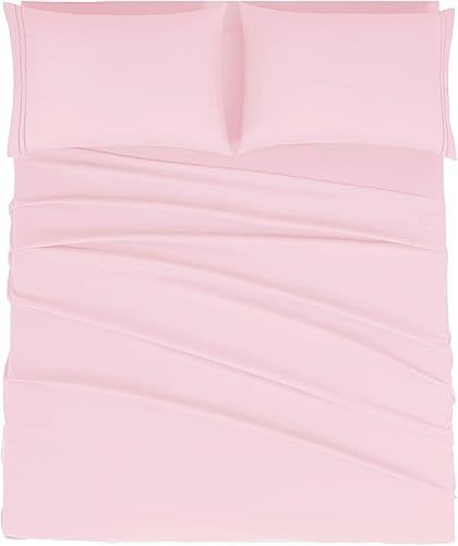 Miniatura 7 de Mejoroom Juego de sábanas de tamaño King, sábanas y fundas de almohada de 1800 hilos de lujo para hoteles, sábana bajera con bolsillos profundos de