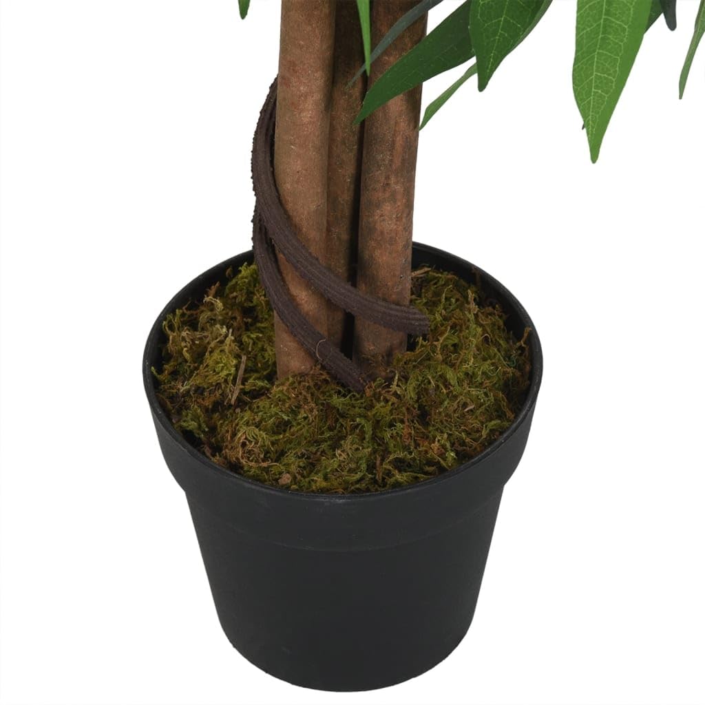 Genérico Árbol de Mango Artificial con 450 Hojas Verde 120 cm,Casa y jardín,Decoración,Flora Artificial,359031