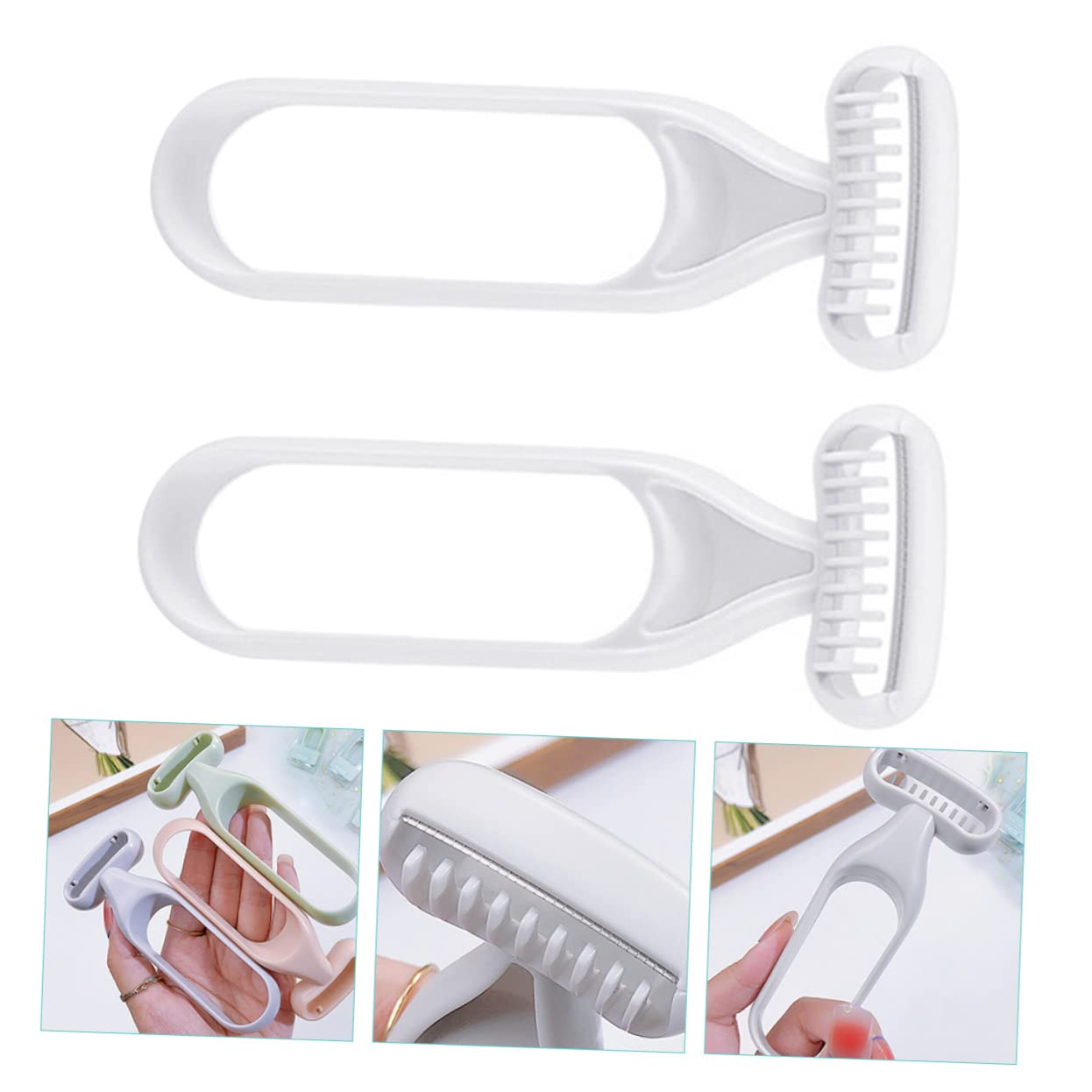 FRCOLOR 10pezzi Rasoio Per Trimmer Per Per Ascelle e Delicate Design Facile Portare