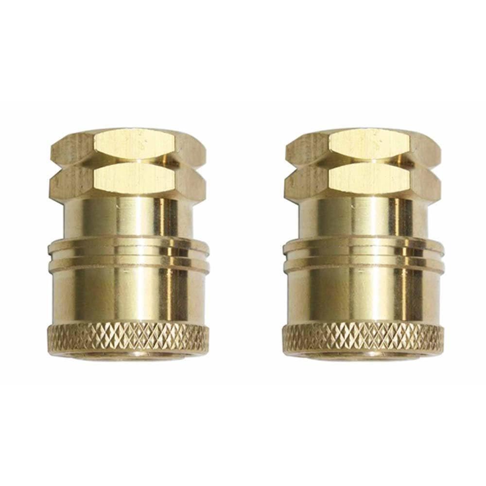 GULUANT 2 Pack Replacement 1/4 Inch FNPT Brass Coupler 5200 PSI Pressure Washer for Interstate Pneumatics PW7130-2PK