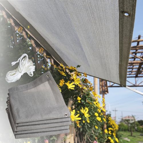 Filet d'ombrage HDPE 90% toile robuste 5x13m avec œillets laiton - 2