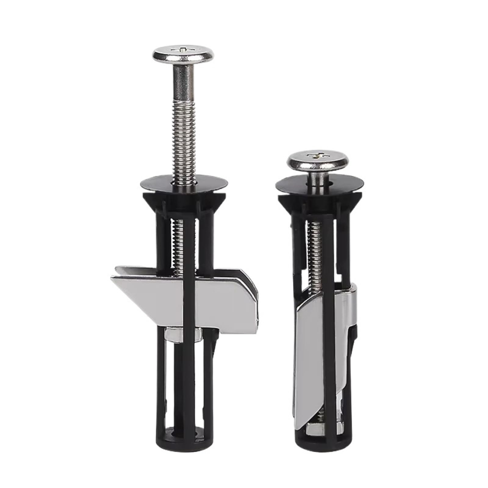 Owytmabq Without Gasket Heavy Duty Toilet Seat Fastener Bolt Kit Stainless Steel Tank Hinge Screw Retractable Cover Kit(Without Gasket)