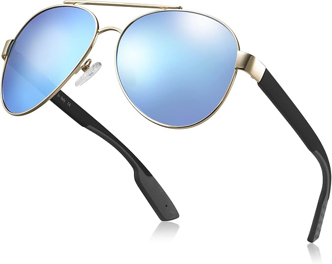 Carfia Occhiali da Sole Uomo Donna Pilota moda Polarizzati Protezione UV400  para Pesca e outdoor : Amazon.it: Abbigliamento