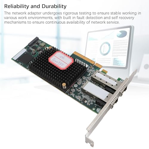 Adaptador de Red PCIe 10GbE con puerto SFP para PC, interface PCIE X8 miniatura 5