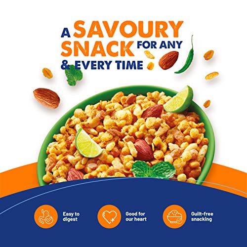 Image of Fit & Flex Baked Multigrain Lemony Mint, Tangy Tomato & Cheesy Cheese Namkeen Mixture | Healthy Snacks With Zero Cholesterol | Tasty Party Snacks - 180 g (Pack of 6)