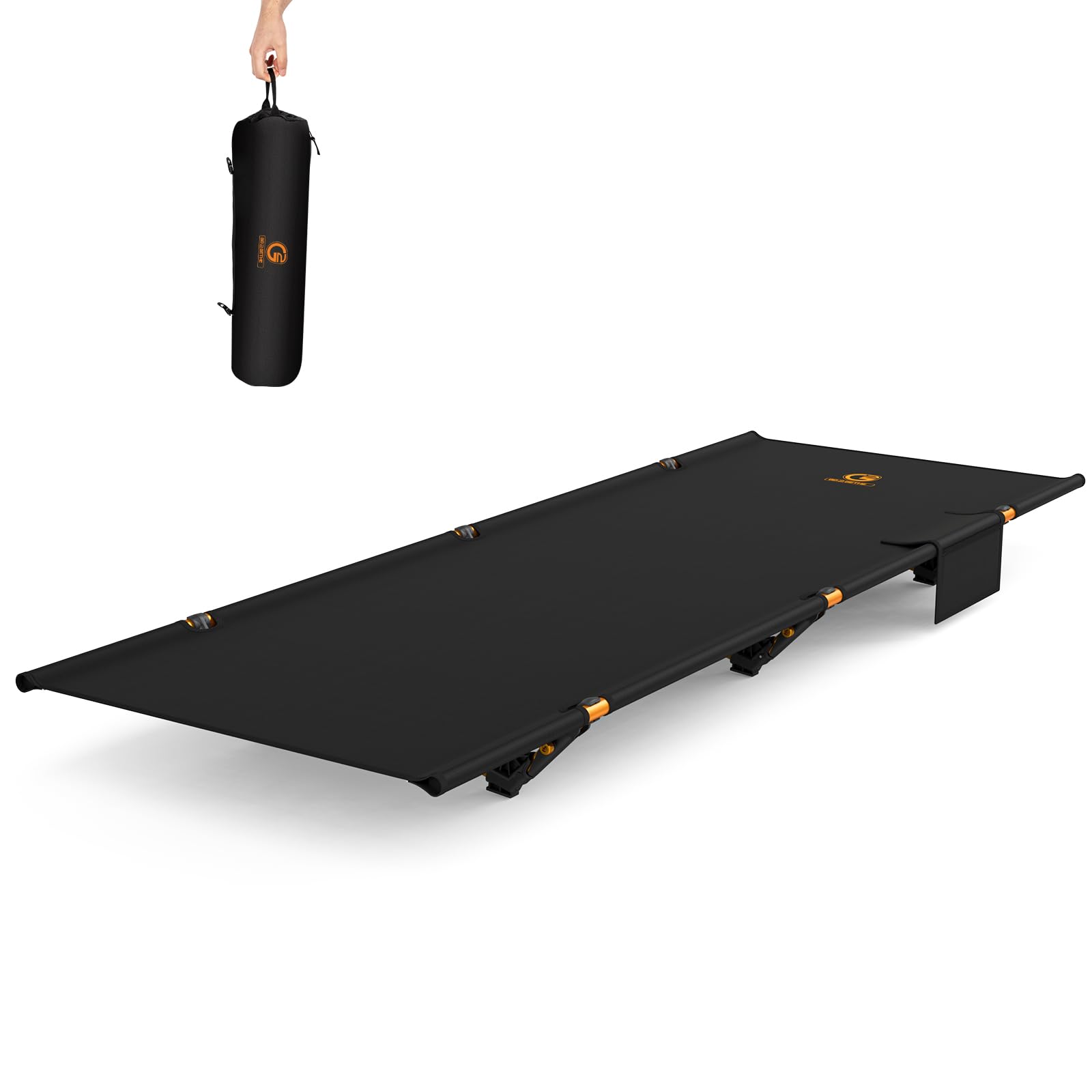 Sponsored Ad - G2 Foldable Camping Cot, Durable Travel Tent Cot, Ultralight for Backpacking, Summer Hiking, Mountaineering, Max Loading Capacity 264lb, Easy to use for Woman & Man, Comes with Storage Bag