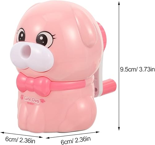 Miniatura 7 de Sacapuntas para cachorros sacapuntas compactos accesorios sacapuntas pequeño sacapuntas mecánico encantador sacapuntas mini manual de aleación de