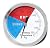 3 inch Charcoal Grill Temperature Gauge, Accurate BBQ Grill Smoker Thermometer Gauge Replacement for Oklahoma Joe's Smokers, and Smoker Wood Charcoal Pit, Large Face Grill Temp Gauge Thermometer
