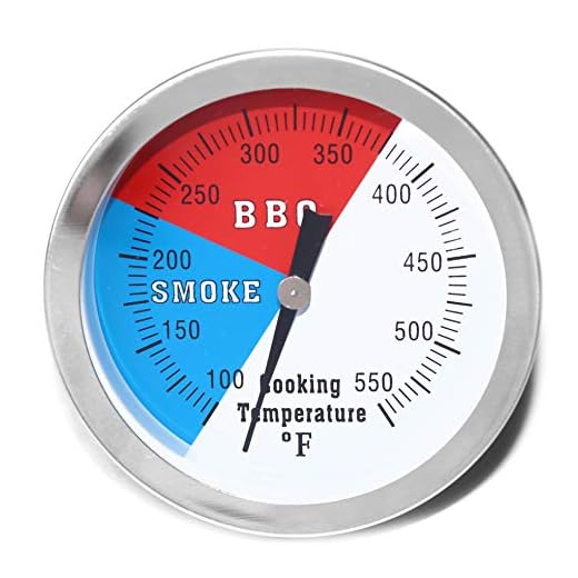 3 inch Charcoal Grill Temperature Gauge, Accurate BBQ Grill Smoker Thermometer Gauge Replacement for Oklahoma Joe's Smokers, and Smoker Wood Charcoal Pit, Large Face Grill Temp Gauge Thermometer