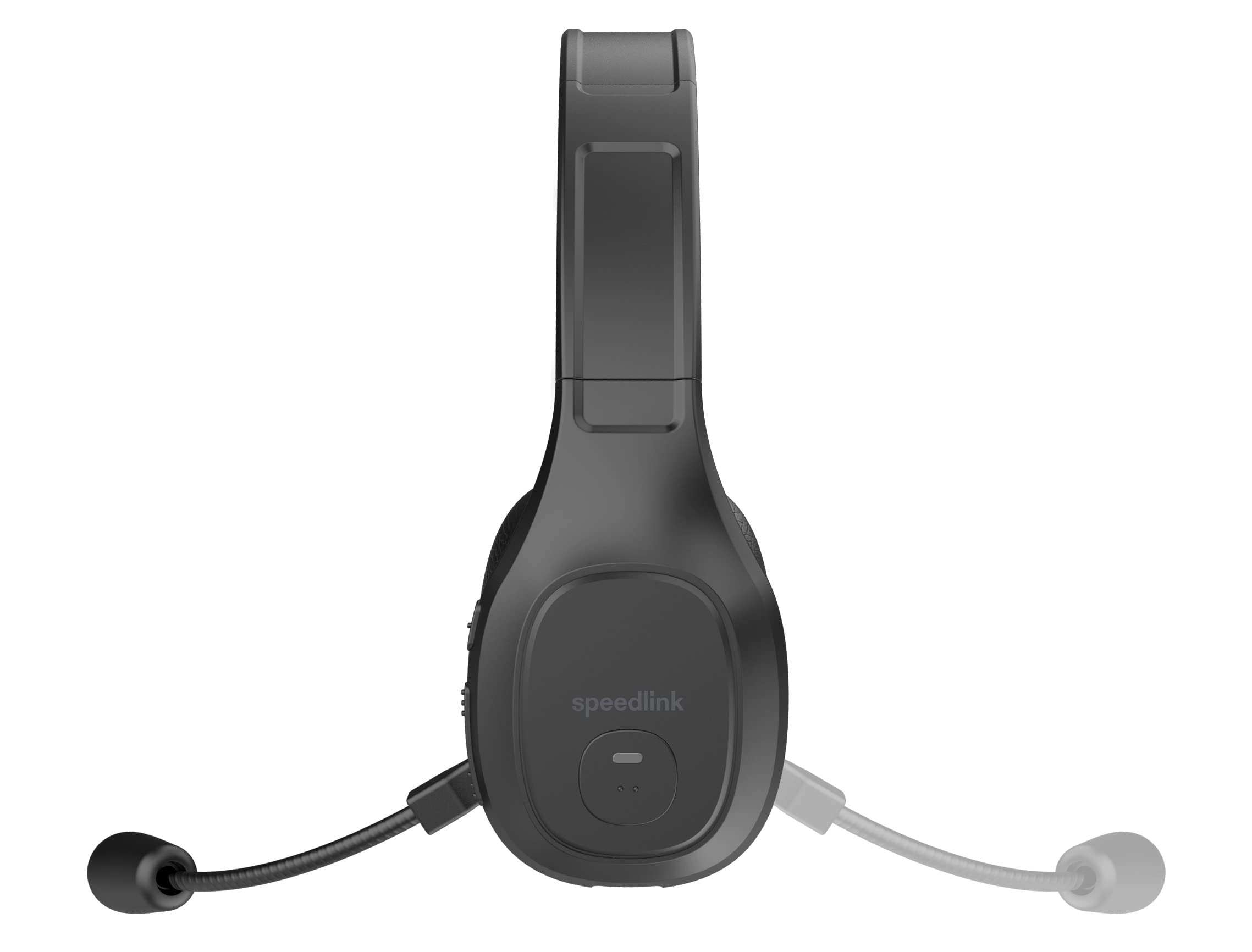 Speedlink Cuffie SONA Bluetooth – Cuffie mono con microfono e soppressione del rumore, per ufficio e casa, collegamento wireless Bluetooth o con cavo USB, nere