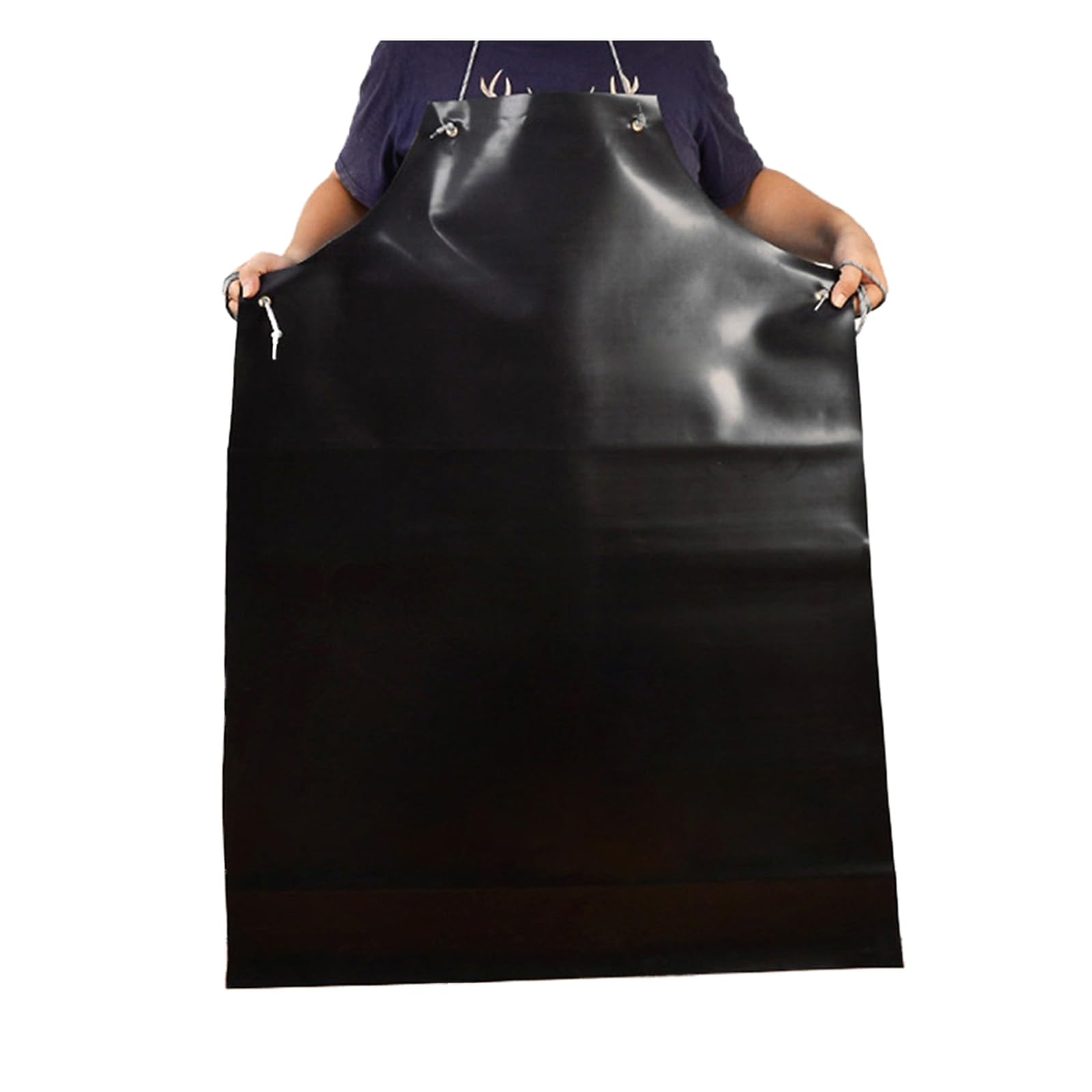 Tablier PVC imperméable extra long, épais, facile à nettoyer pour chantiers et abattoirs