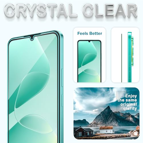 Image of ArmourPro Military Grade Gorilla Tempered Glass Compatible For Infinix Hot 60i (6.7 Inch) With Easy Installation Kit for Smartphone| Edge To Edge Coverage | Black, Pack of 2