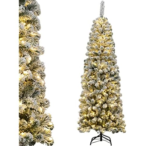 Sapin de Noël Artificiel COSTWAY 180CM Cover
