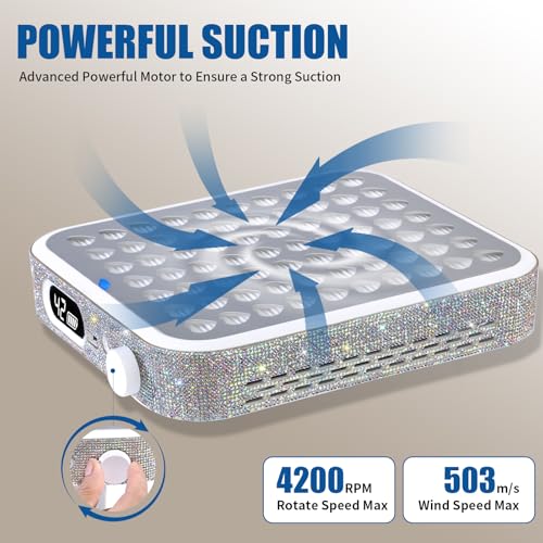 Colector portátil de polvo para uñas con filtro reutilizable miniatura 2