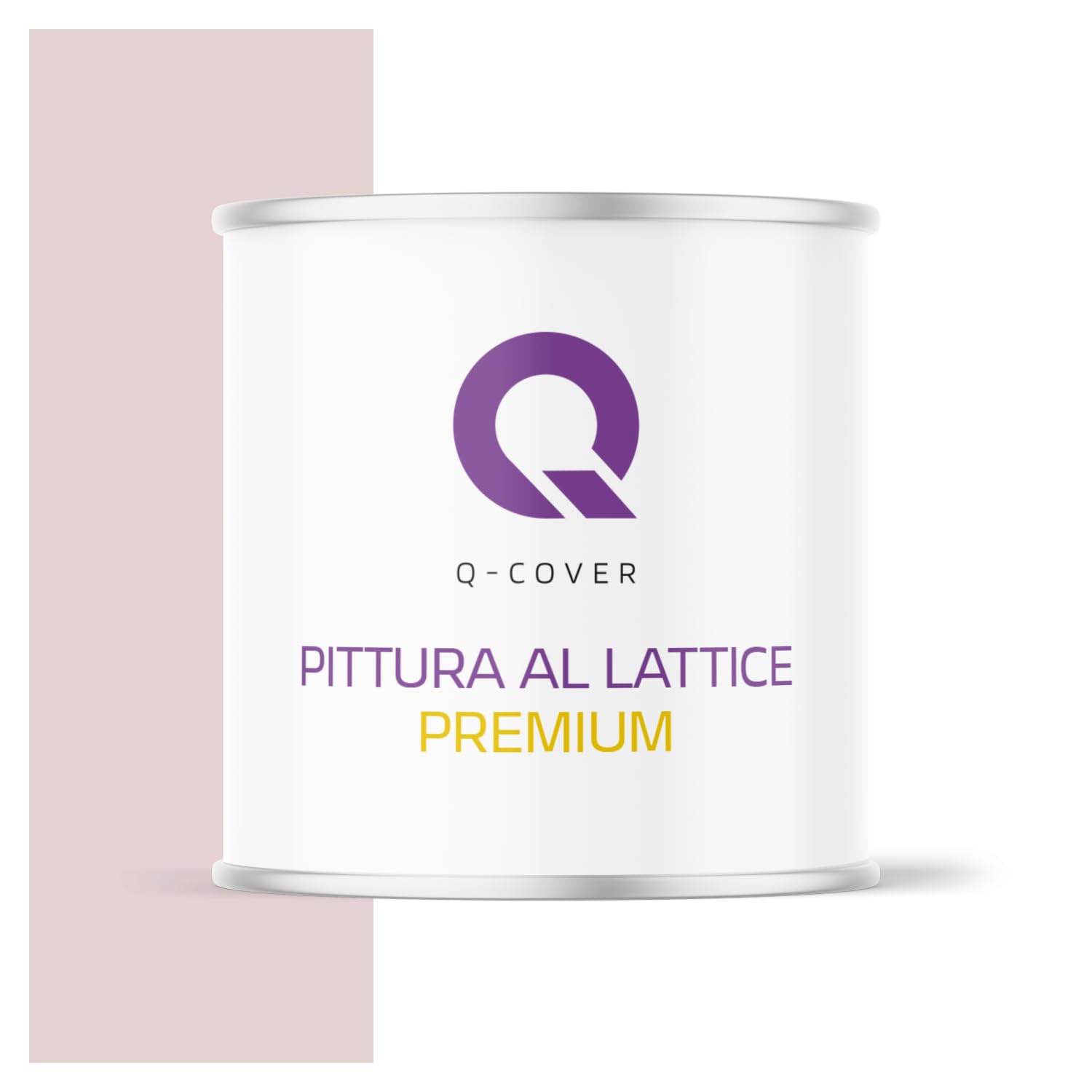 Vernice al lattice Lavabile 2L (circa 14m2) Polvere di Rosa Chiaro Tonalità Colore per Interni Pittura per Pareti Pittura per Soffitto Classe 2 Colore Opaco Per Allergici Resistente alla