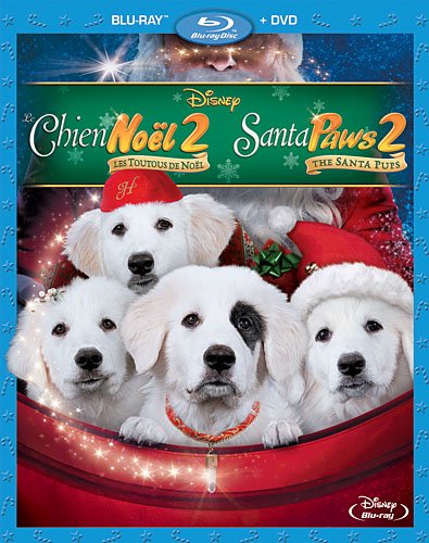 Le Chien Noël 2: Les Toutous de Noël / Santa Paws 2: The Santa Pups (Bilingual) [Blu-ray + DVD] [Blu-ray]