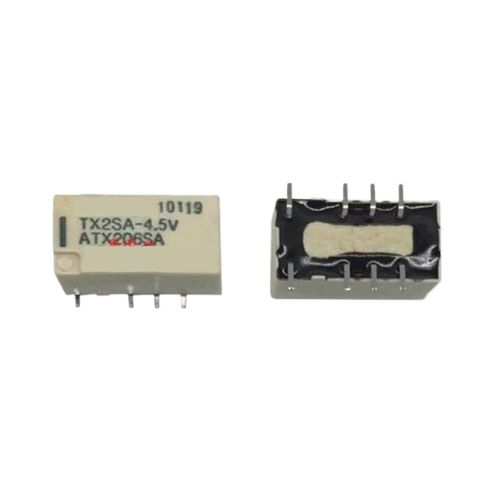Relay TX2SA-4.5V DCV4.5 basse consommation 8 broches pour signal stable - 20 unités