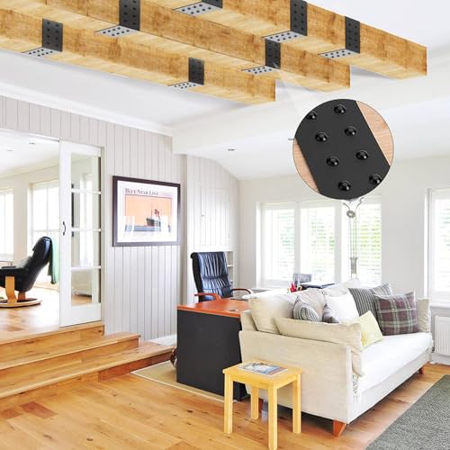 Correa de de madera sintética ideal para renovar el techo del salón rústico 3
