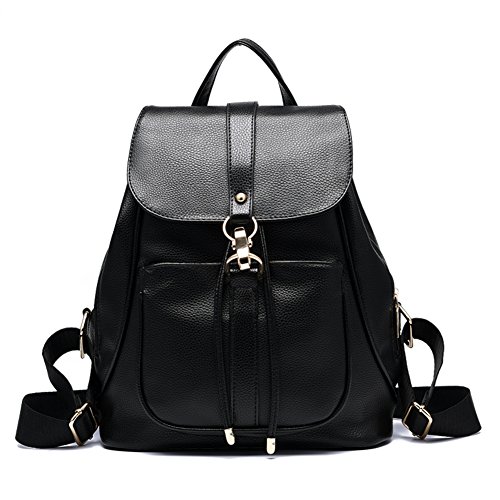 Sacs à dos en cuir dames résistant et convertible en sac d'épaule pratique