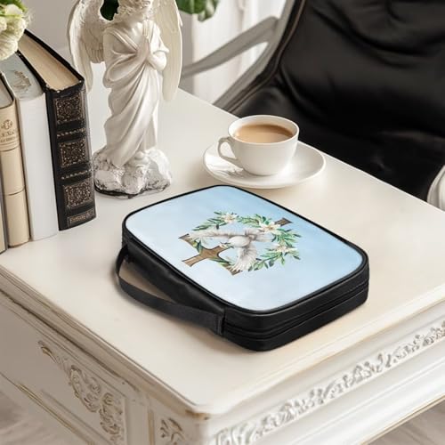 Dove Cross Bible Pack for Women One Size Bible Carrying Case Bible Accessories Gifts Tote Bags Book Carrying Case with Handle Hand Bag2