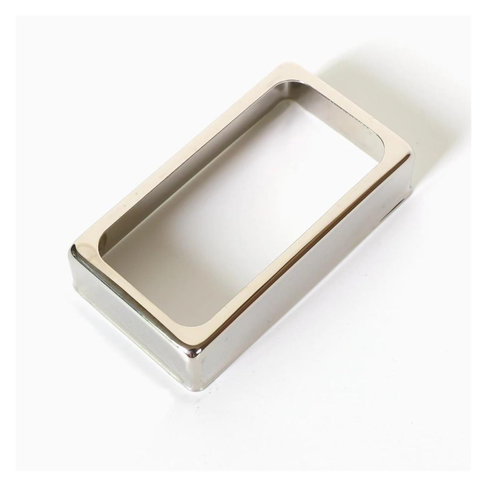 2pcs/Pack Open Style Nickel Silver For Lp Guitar Pickup Covers Humbucker Size For Humbucking Pickup Building Parts(Nickel)