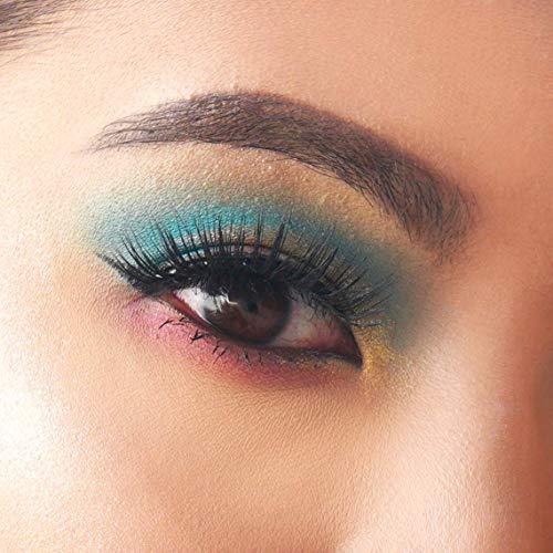 Klara Cosmetics 24 Shade Eyeshadow Palette Ibiza Glamorous Shimmers Bold Mattes Strong Pastel Tones Long Lasting Full Pigment #TOP2