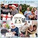 Geefuun Grandpa Fathens Day Gifts:18"x 18" 2-Pocket Grandpa's Pillow Covers & Best Granpa Ever Engraved Spoon & Socks, Father's Birthday Gift for Grandfather Papa (No Fillers)