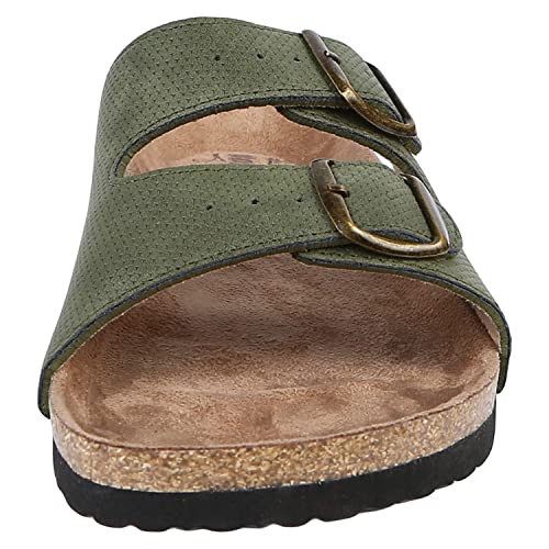 Image of Northside Womens Mariani Leather Strap Cork Sandal | Comfort Sandals