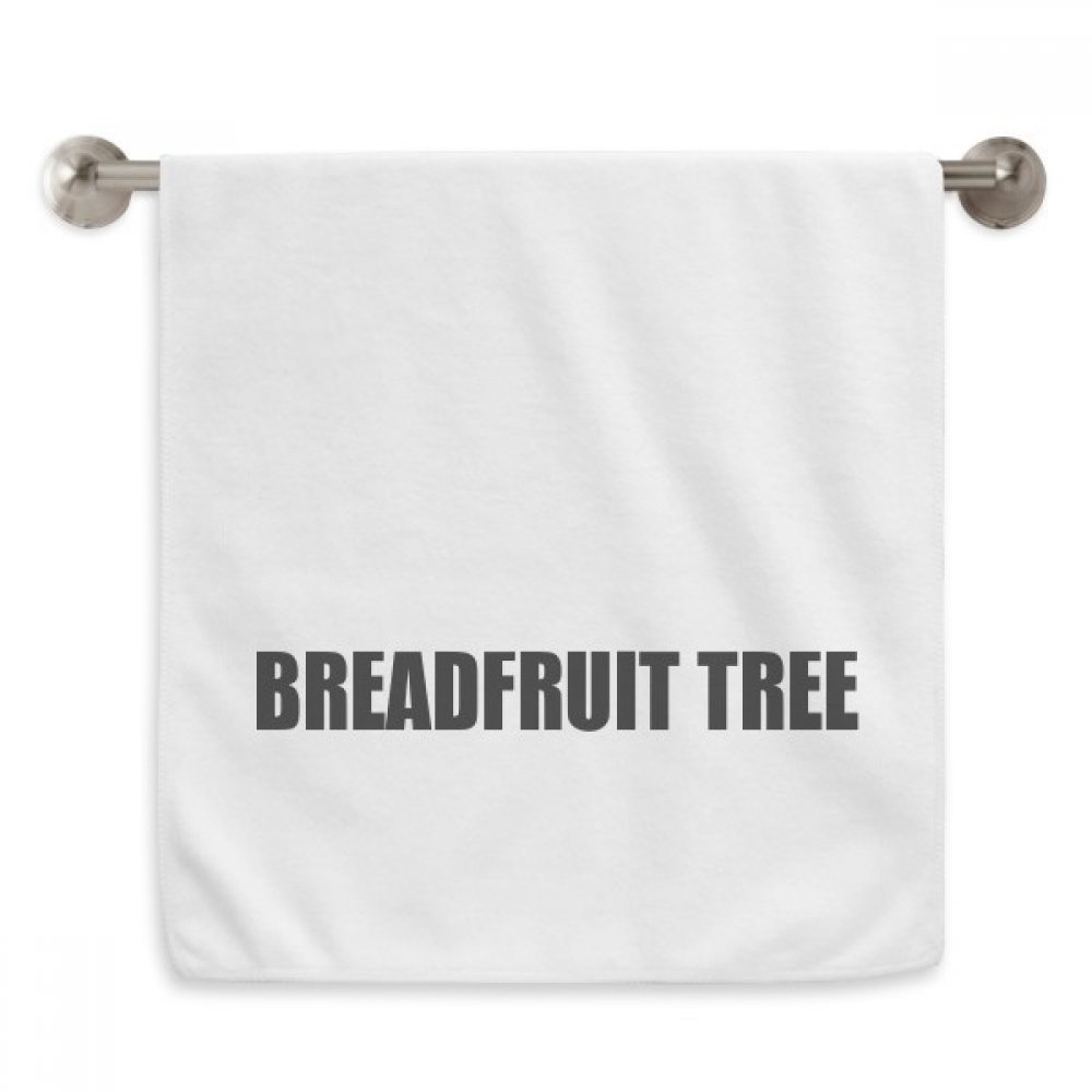 Serviette de toilette Arbre à Pain 33x74 cm douce essuie-mains blanc