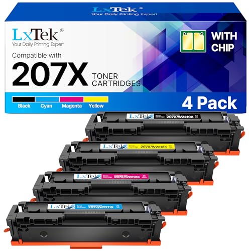 Toner HP 207X avec puce LxTek pour remplacer vos cartouches vides sur LaserJet M283fdw
