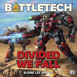 BattleTech: Divided We Fall Audiolibro Por Blaine Lee Pardoe arte de portada