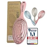 Ri|Do Systems Haarbürste aus Bio Weizenstroh ohne Ziepen für Damen, Herren & Kinder -...