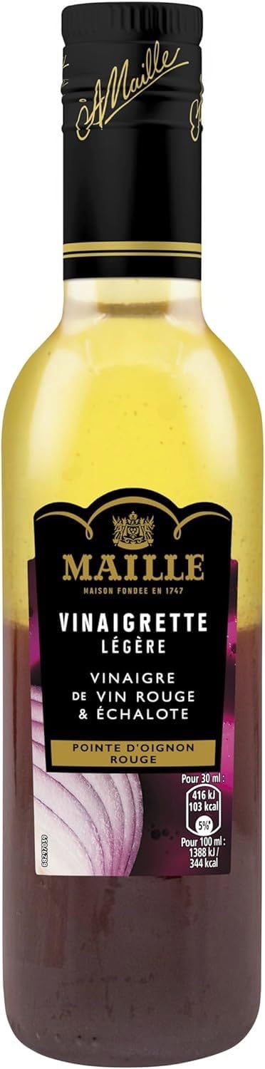 Maille Red Wine Vinaigrette with Red Onion and Shallot - 12.7 oz