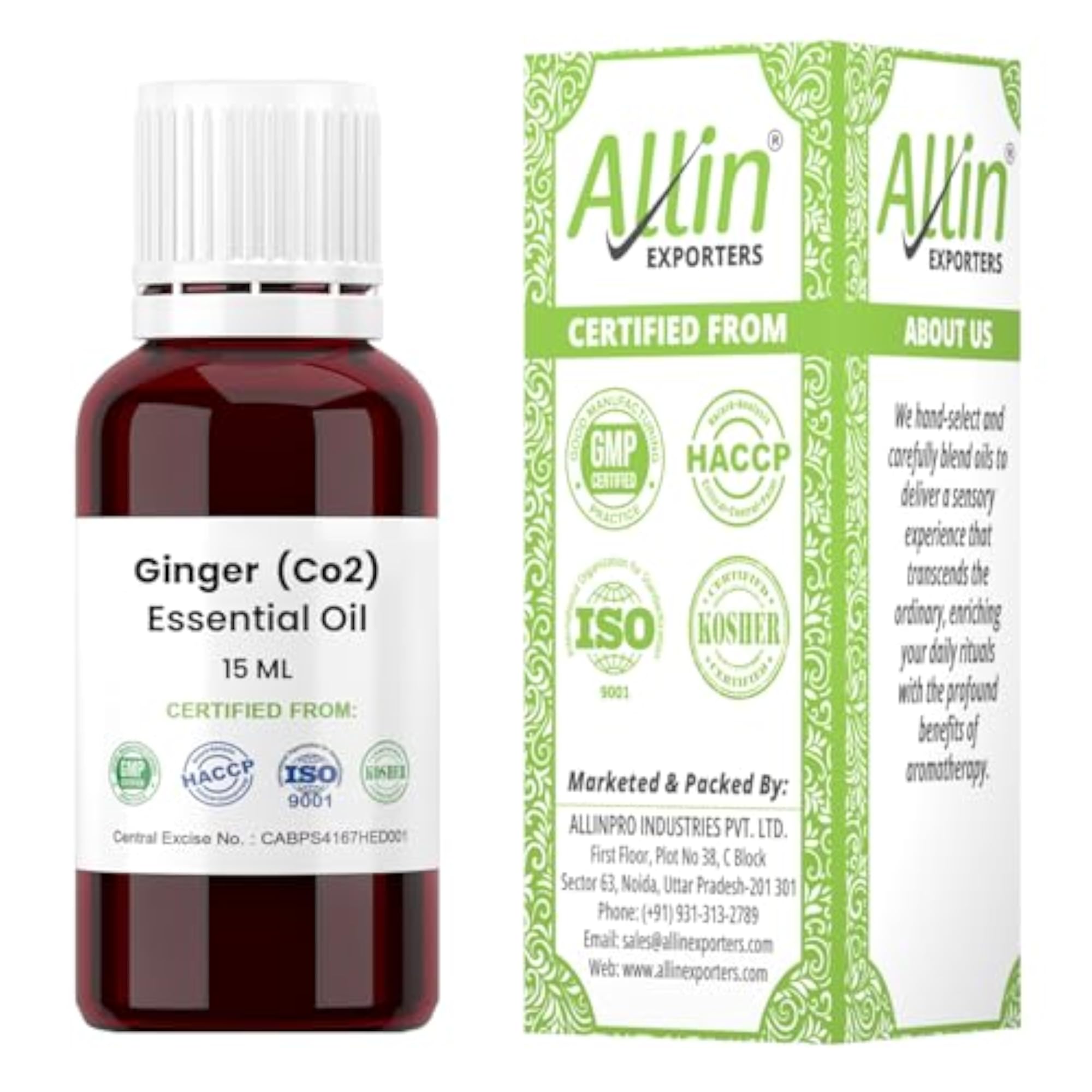Co2 Extracted Ginger Oil 15ml
