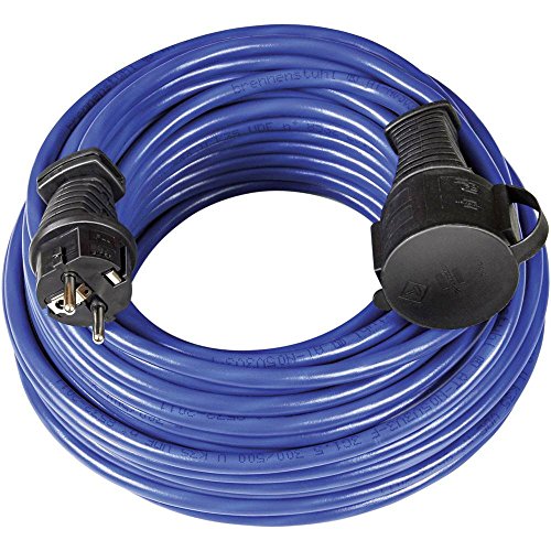 Brennenstuhl 1169810 - Cable alargador, Macho a hembra, azul