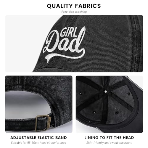 Image of Girl Dad Hat for Men,Girl Dad Gifts Fathers Day Birthday Christmas for Dad Trucker Hat Baseball Caps