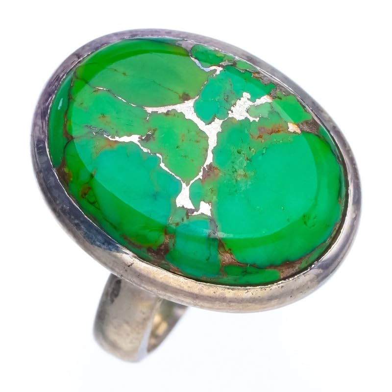 Bague turquoise en argent 925 StarGems F6883 pour vos looks bohèmes chic