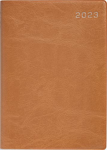 高橋書店 手帳 2023年 A5 ウィークリー ニューダイアリー キャメル No.88