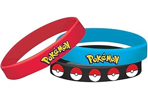 Pokémon Rubber Elastic Bracelets for Kids Party Favors