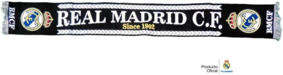 Real Madrid Scarf Official Black From 1902