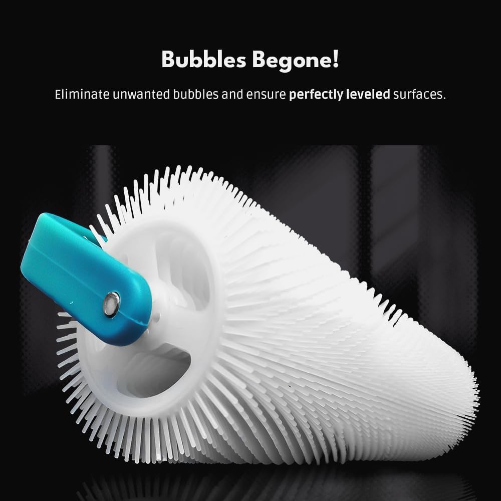 9 Inch Spiked Roller for Epoxy Floor, Self Leveling Concrete & Screed – Bubble Removal Tool for Resin & Urethane Coatings- Dupol