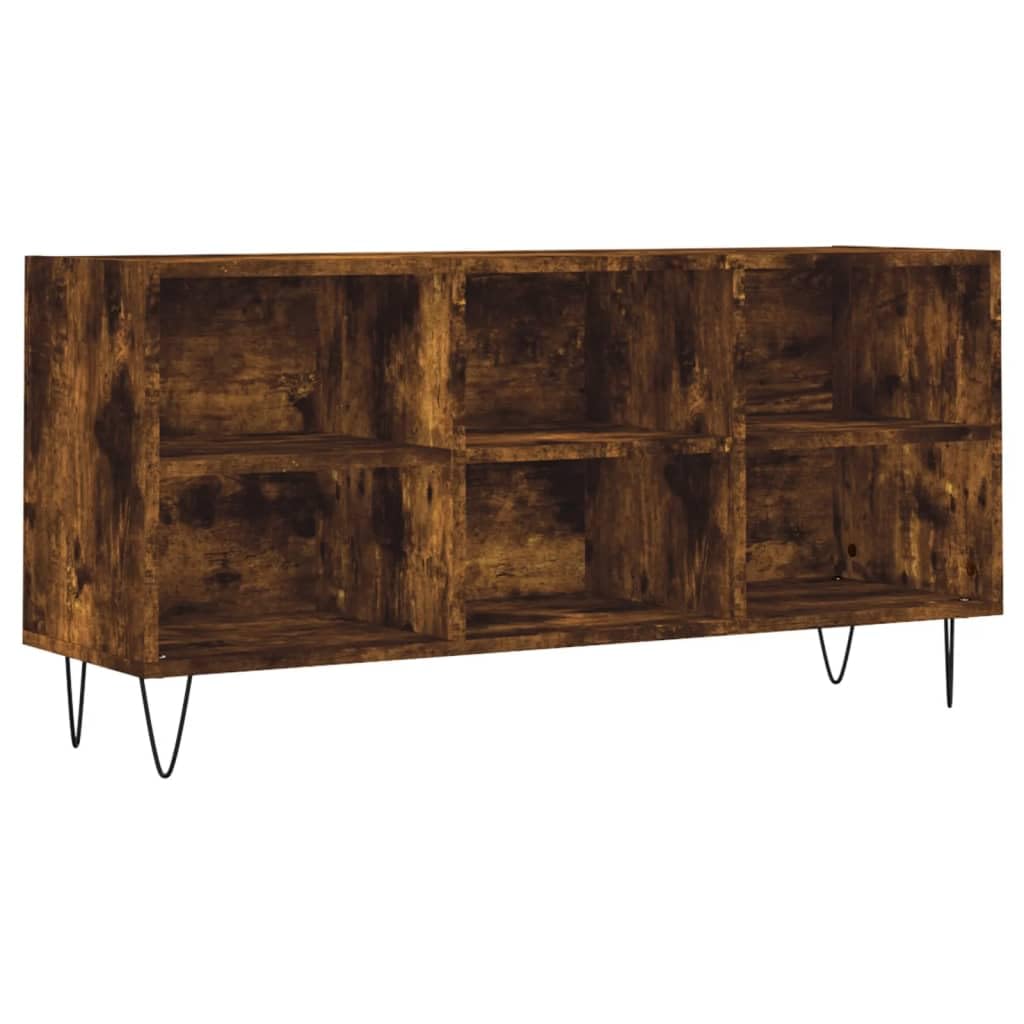 Mobile TV in legno di rovere affumicato, 103,5 x 30 x 50 cm