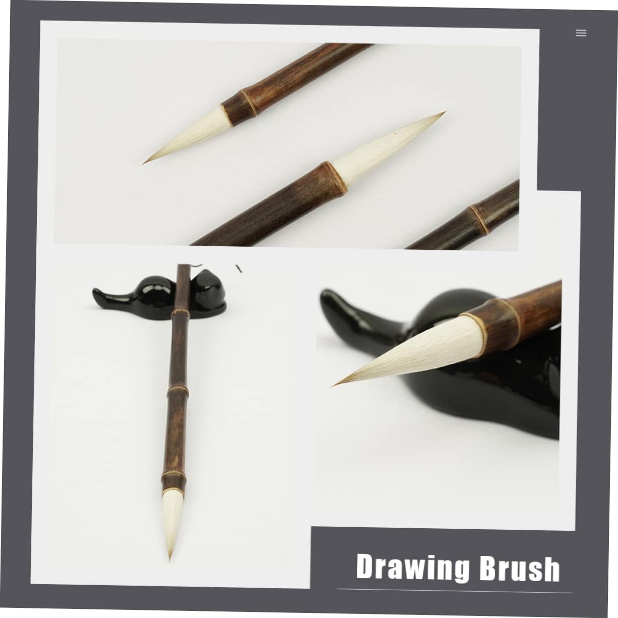 OSALADI Chinese Lettering Brush Sumi Brush Comfortable Grip for Professionals and Beginners