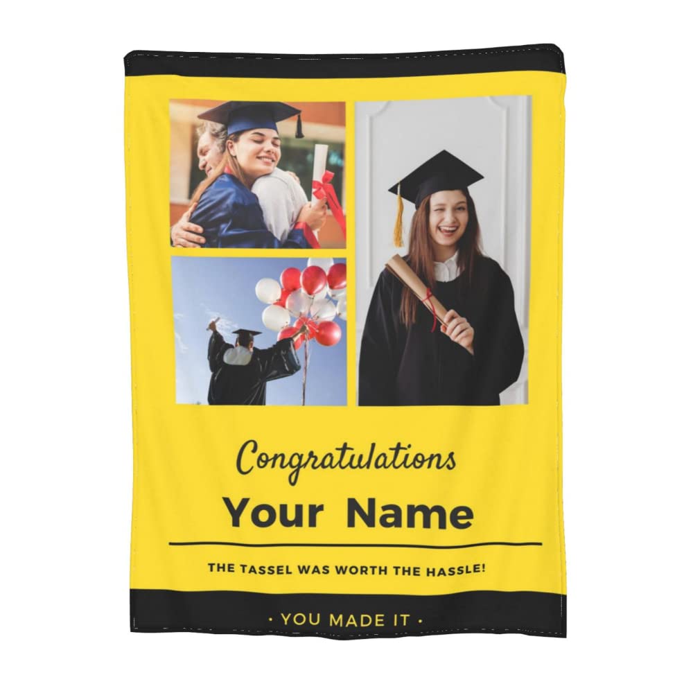 Couverture personnalisée diplôme photo cadeau de fin d'études