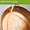 Ecolution Titanium Ceramic Easy Clean Endure Nonstick Silicone Stay Cool Handle, 9.5-Inch Fry Pan, Copper #5