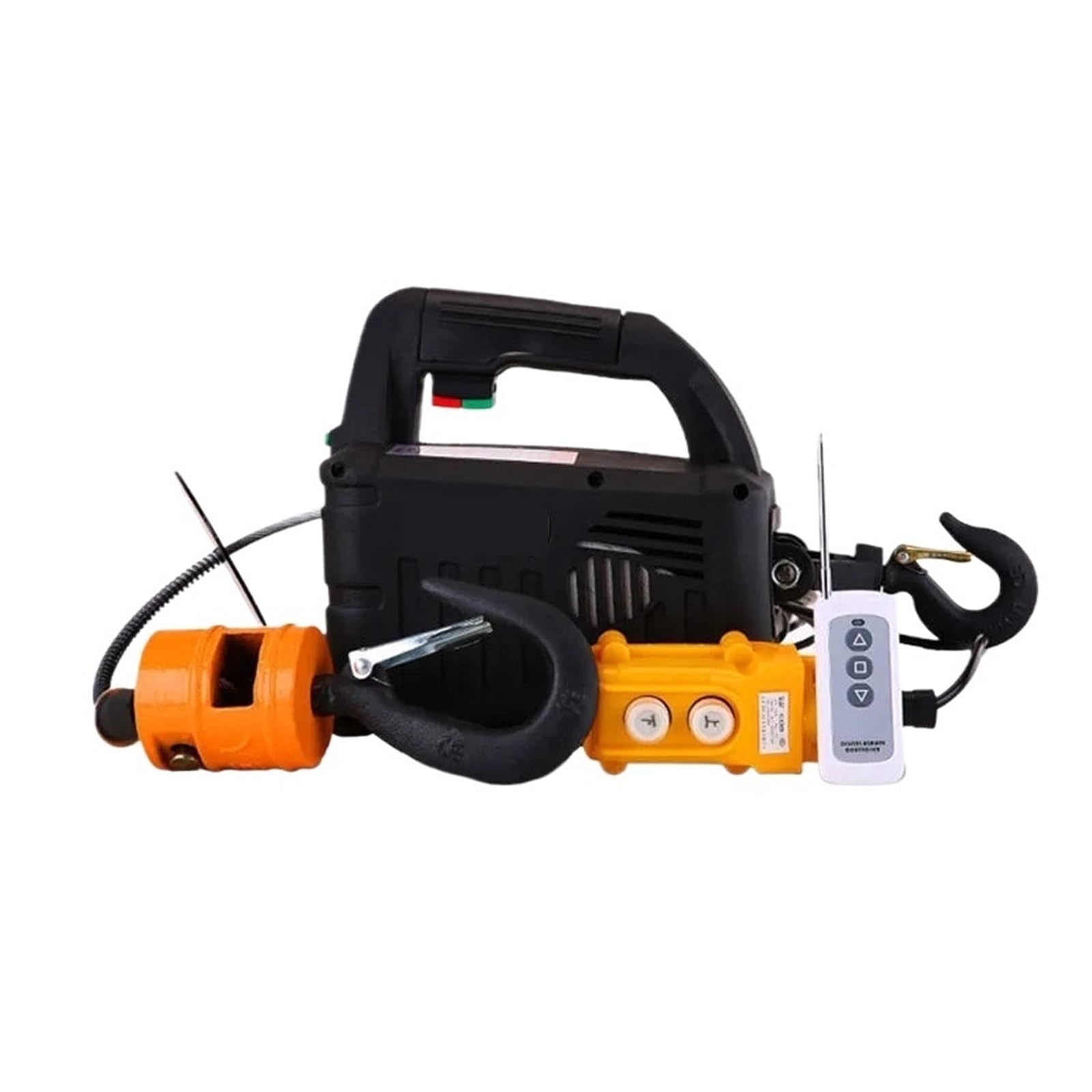 Polipasto Eléctrico De 500kg Con Control Remoto 3 En 1, Carcasa Aluminio, Grúa Pequeña Para Interiores Y Hogares Cabrestante Elevador Polipasto Eléctrico