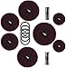 Donut Bun Maker, MORGLES Hair Bun Maker 7pcs Hair Ring Style Bun Maker Set with 5pcs Hair Elastic Bands, 20pcs Hair Pins (Dark Brown)